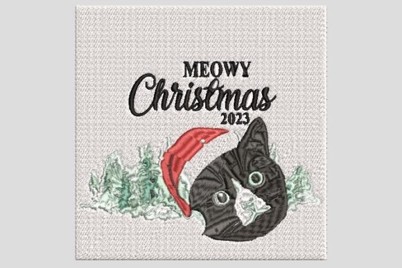 A Business Review of Meowy Merry Christmas 2023 Embroidery