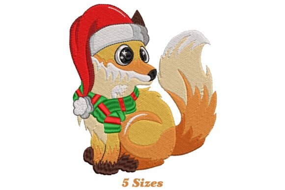 A Designer's Review: Fox Christmas Sweatshirt Embroidery