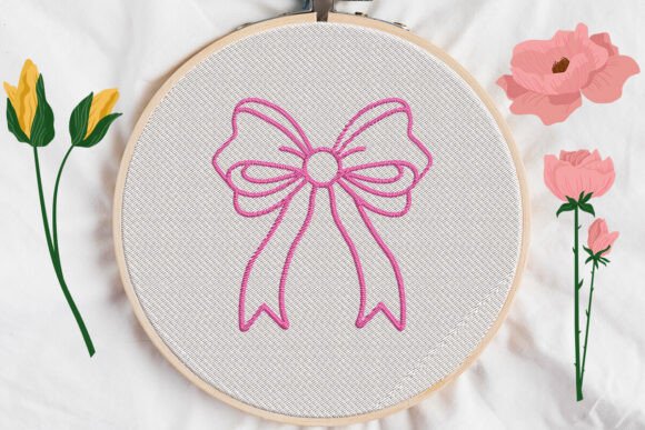 A Designer's Review of the Bow2 Embroidery Design for Personalized Gifts