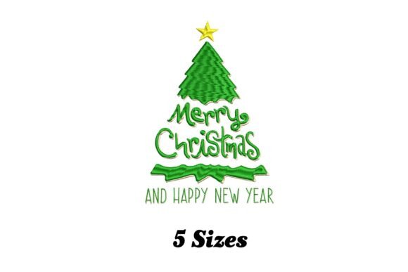 A Festive Review: The Merry Christmas Tree Embroidery Design