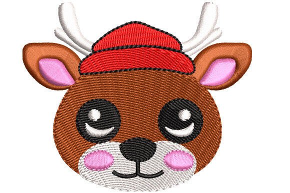 A Practical Review of the Christmas Reindeer Face Embroidery Design
