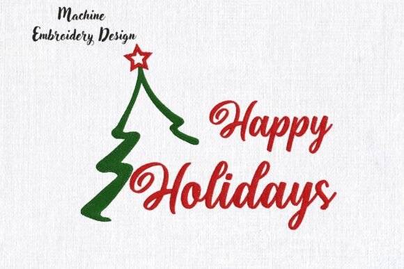 A Real-World Review of the Happy Holidays Christmas Tree Embroidery Design