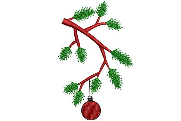 Christmas Branch: A Festive Touch for Your Creations