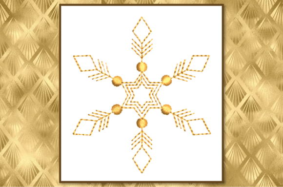 Elegant Snowflake-Dainty-E for Holiday Embroidery
