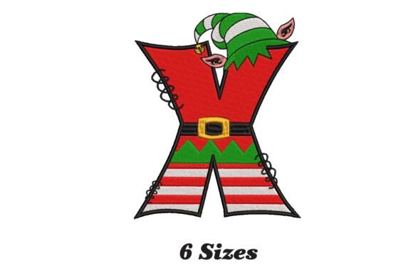 Elf Letter X Christmas Embroidery Design: A Seller’s Review