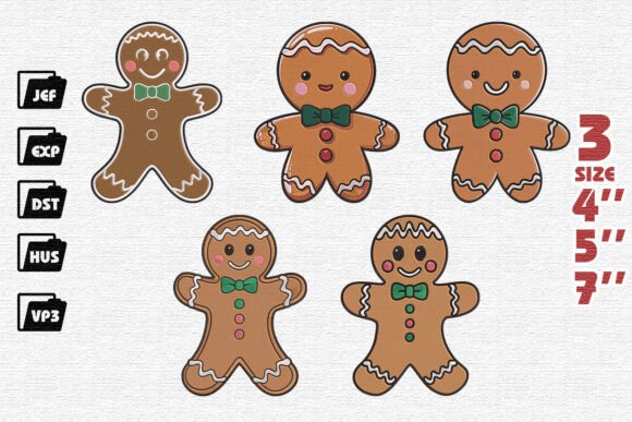 Evaluating the Creative Fabrica Gingerbread Men Embroidery Set