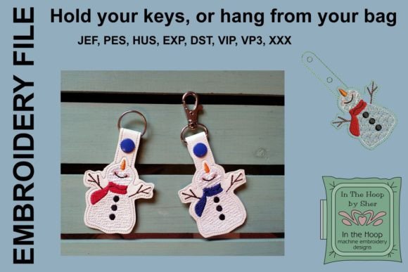 Happy Snowman Key Fob: A Charming Addition