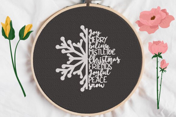 Joy Merry Believe: A Festive Embroidery Design Review