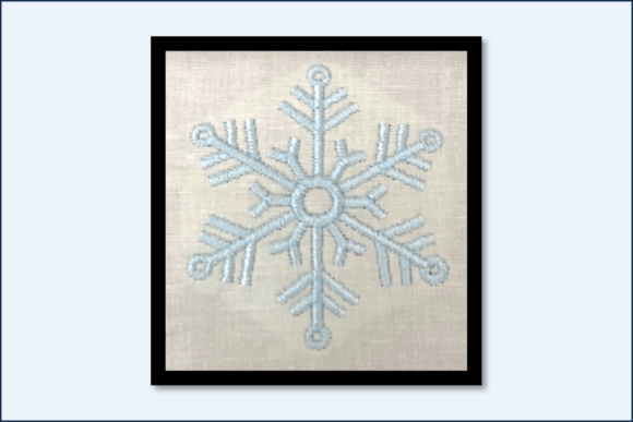 Review: Snowflake-5 Point-C Embroidery Design