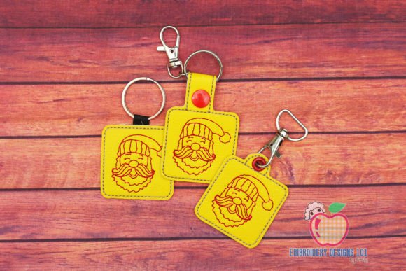 Santa Face ITH KeyFob Snaptab: A Designer's Review