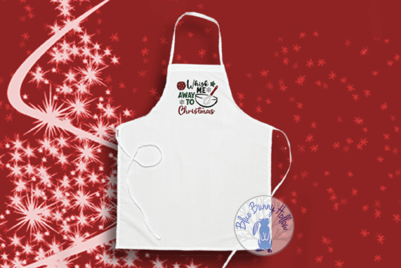 Whisk Me Away to Christmas Embroidery Design